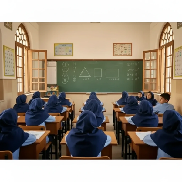 کلاس ریاضی پایه پنجم