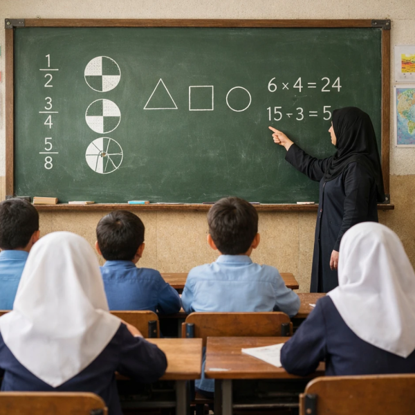 کلاس ریاضی چهارم